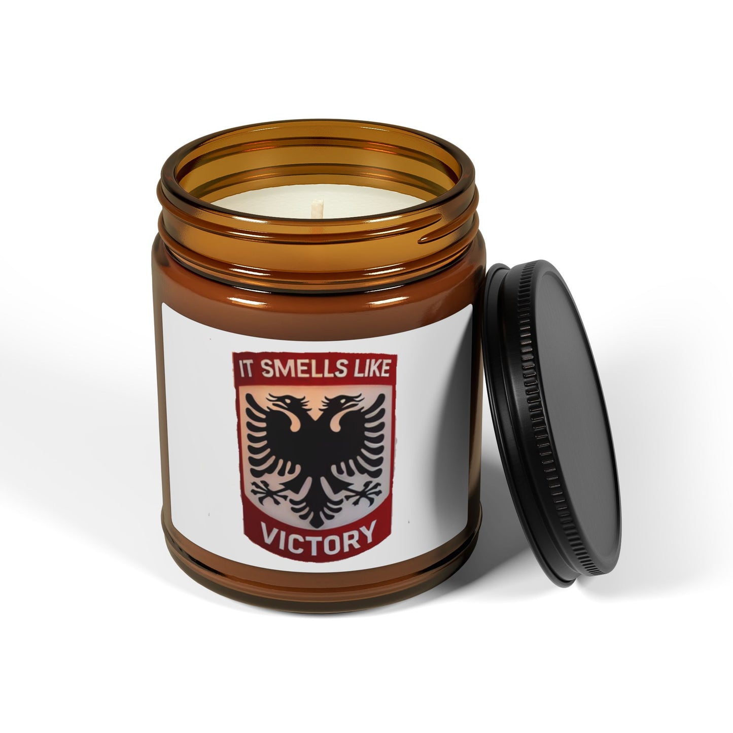 Scented Soy Candle (Multi-Size, Amber Jar)
