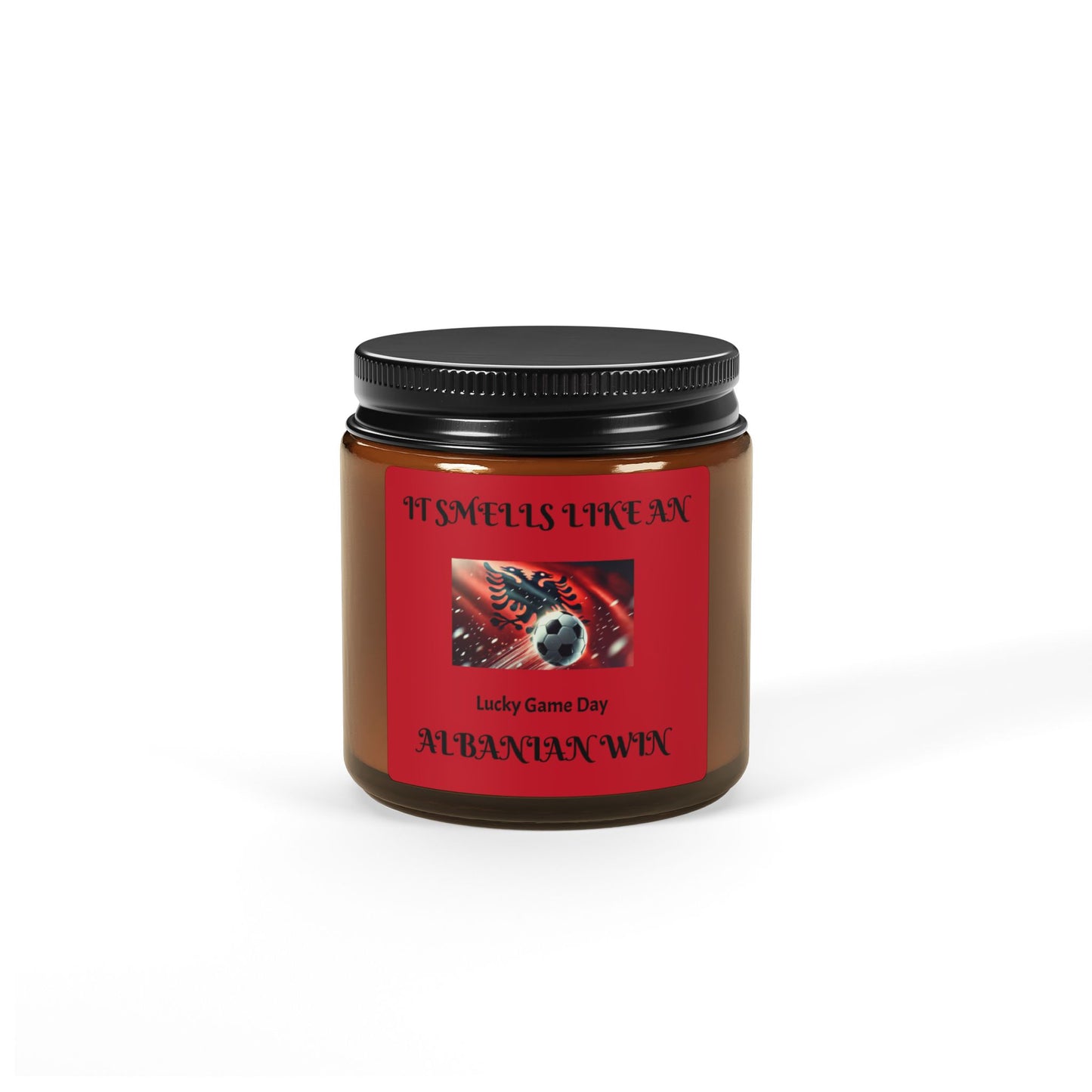 Scented Soy Candle (Multi-Size, Amber Jar)